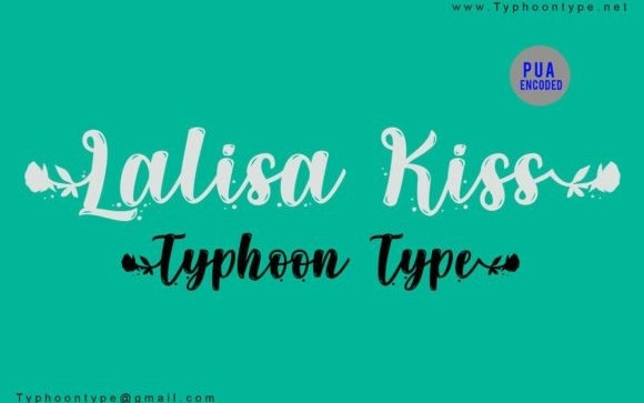 Lalisa Kiss Script Font