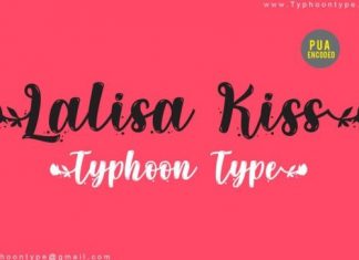 Lalisa Kiss Script Font