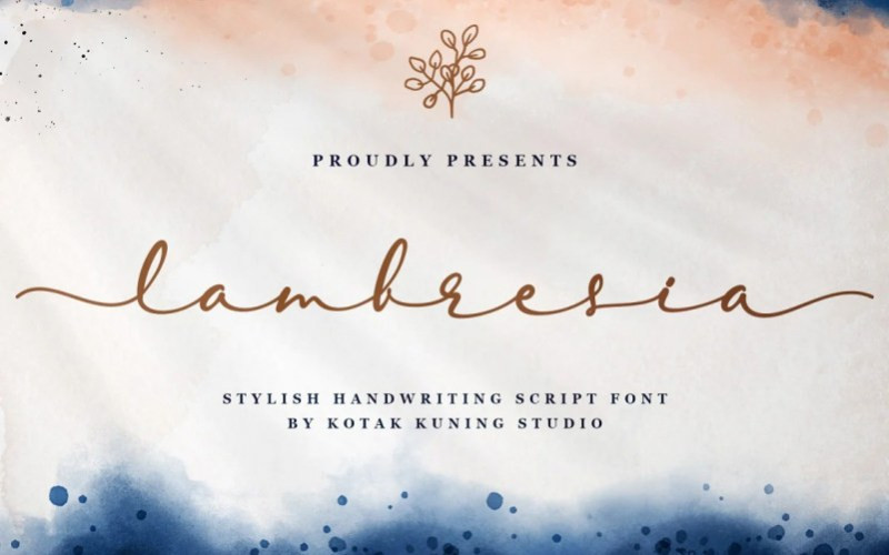 Lambresia Script Font