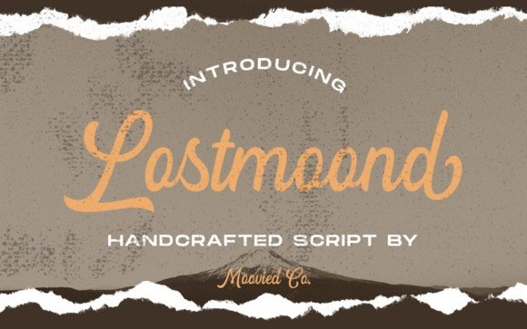 Lostmoond Script Font