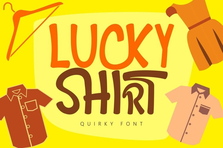 Lucky Shirt Display Font