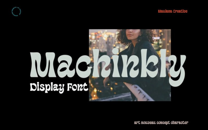 Machinkly Display Font