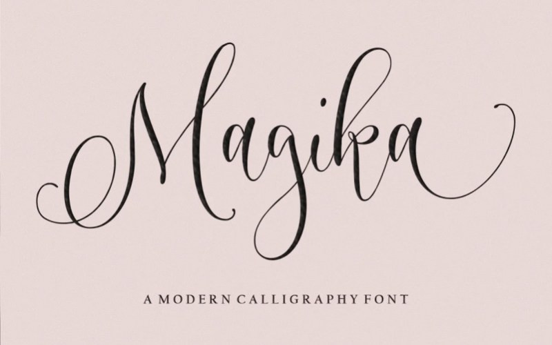 Magika Calligraphy Font