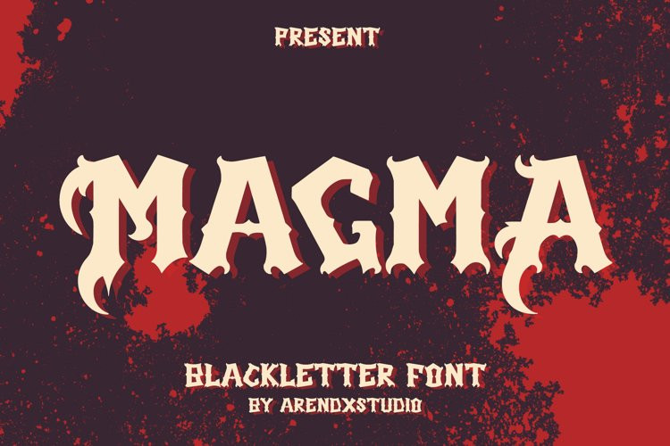 Magma Display Font