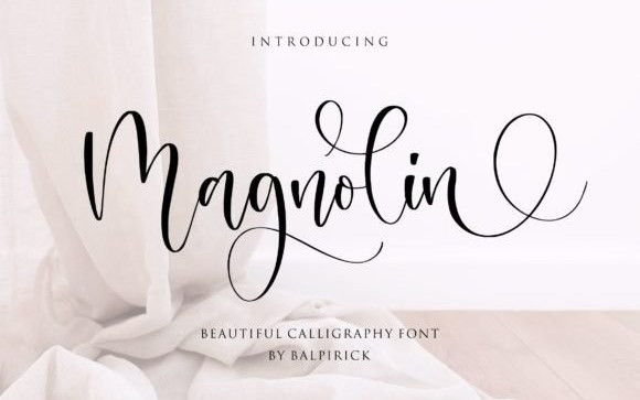 Magnolin Script Font