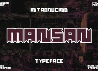 Mansan Display Font