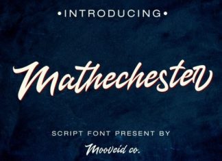 Mathechester Script Font