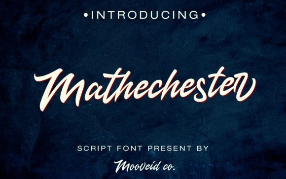 Mathechester Script Font