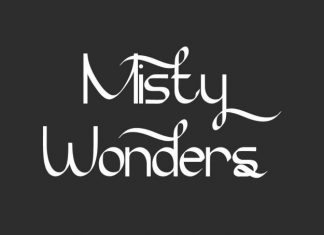 Misty Wonders Display Font