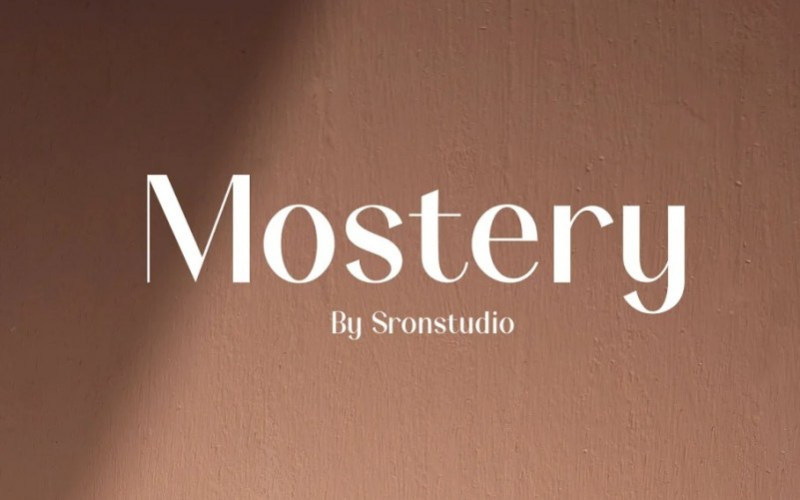 Mostery Sans Serif Font