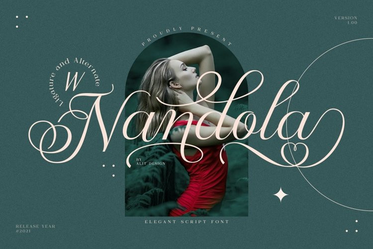 Nandola Calligraphy Font