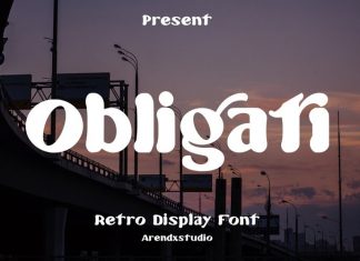 Obligati Display Font