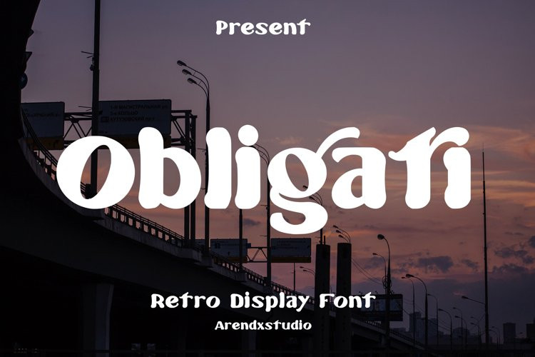 Obligati Display Font