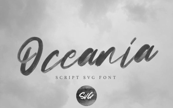 Oceania Brush Font