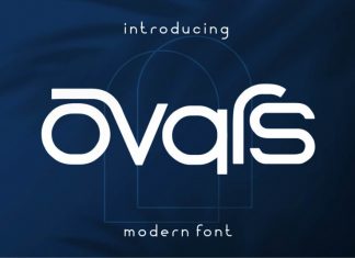 Ovars Display Font