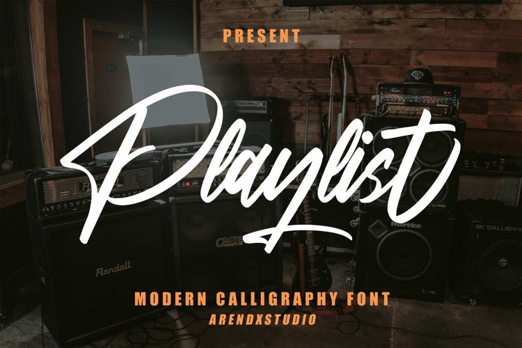 Playlist Script Font