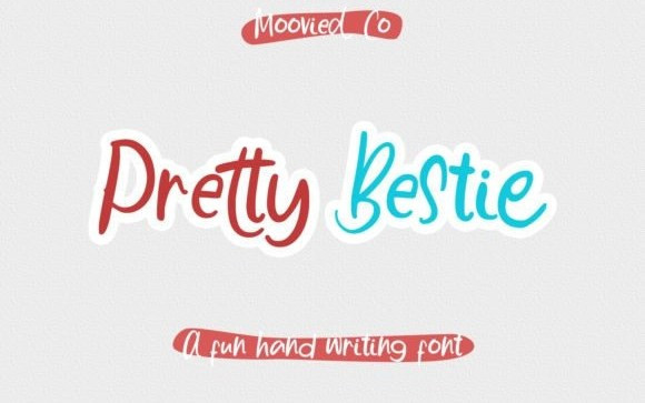 Pretty Bestie Script Font