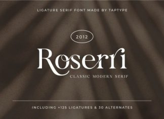 Roserri Serif Font
