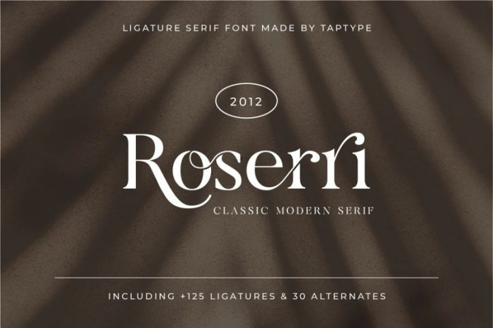 Roserri Serif Font