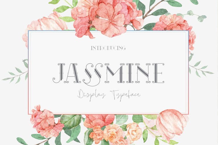 Jassmine Display Font