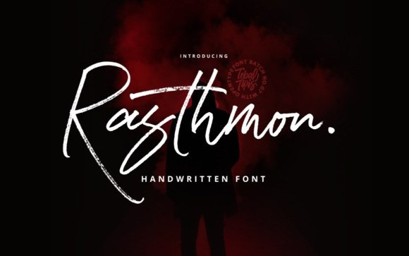 Rasthmon Brush Font