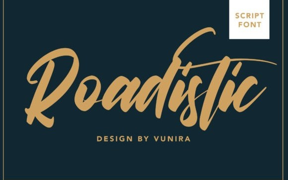 Roadistic Script Font