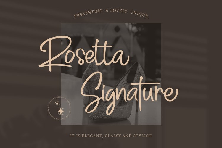 Rosetta Signature Script Font