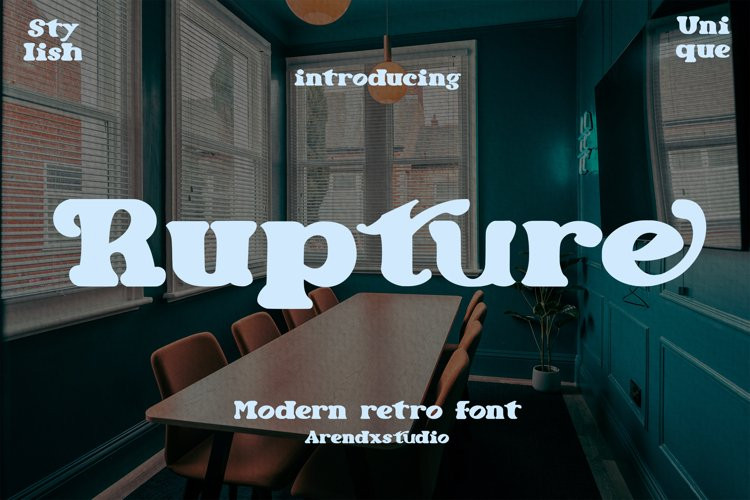 Rupture Serif Font