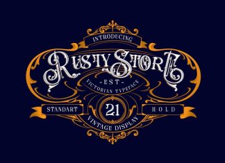 Rusty Store  Blackletter Font