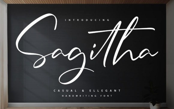 Sagitha Script Font