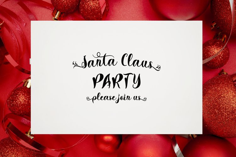 Santa Story Calligraphy Font