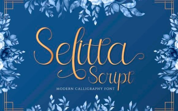 Selitta Calligraphy Font