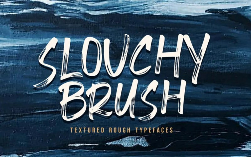 Slouchy Brush Font