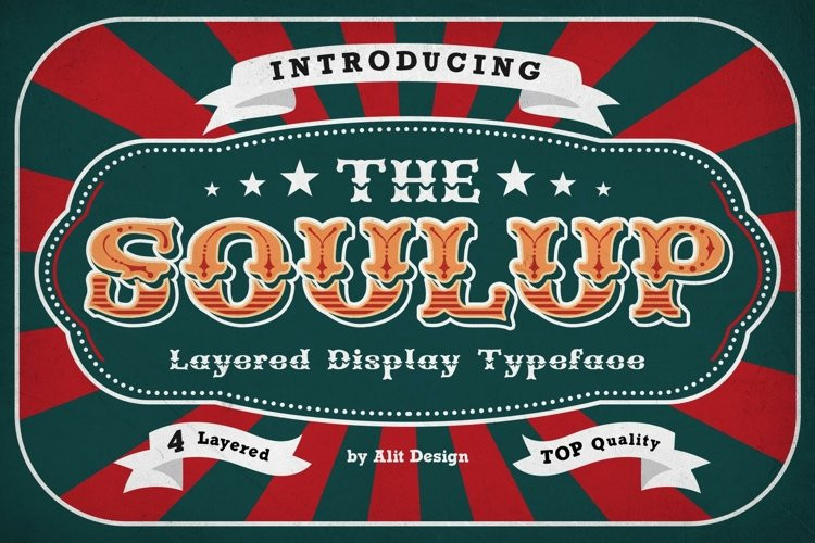 Soulup Display Font