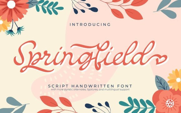 Springfield Script Font