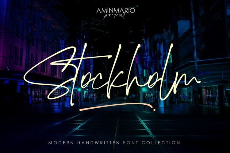 Stockholm Script Font