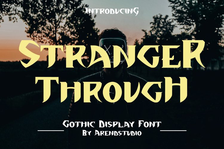 Stranger Through Display Font