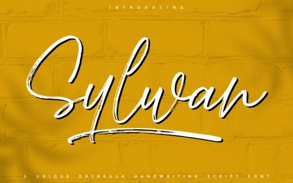 Sylwan Brush Font