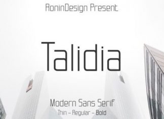 Talidia Sans Serif Font