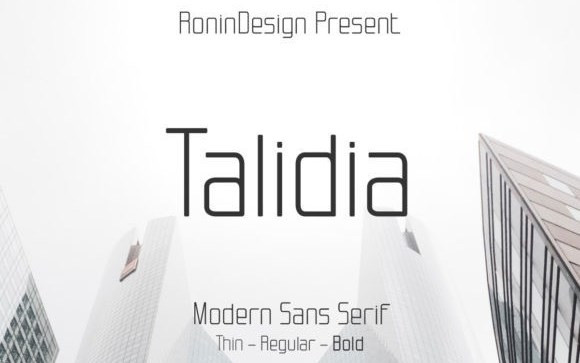 Talidia Sans Serif Font