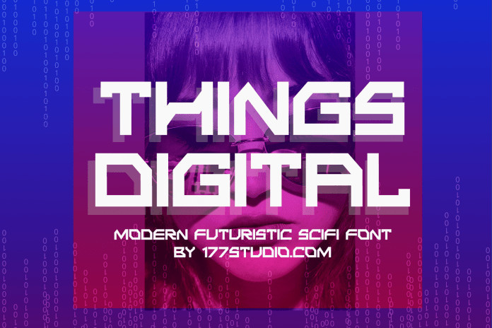 Things Digital Display Font