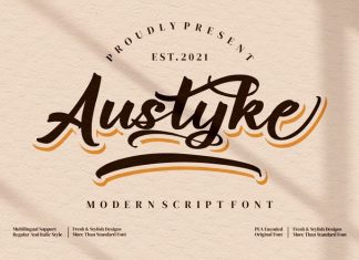 Austyke Script Font