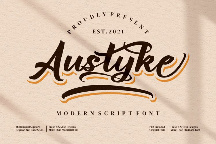 Austyke Script Font