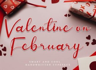 Valentine On February Script Font