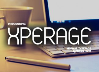Xperage Display Font