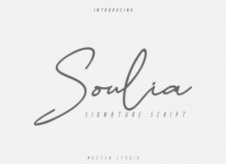 Soulia Handwritten Font