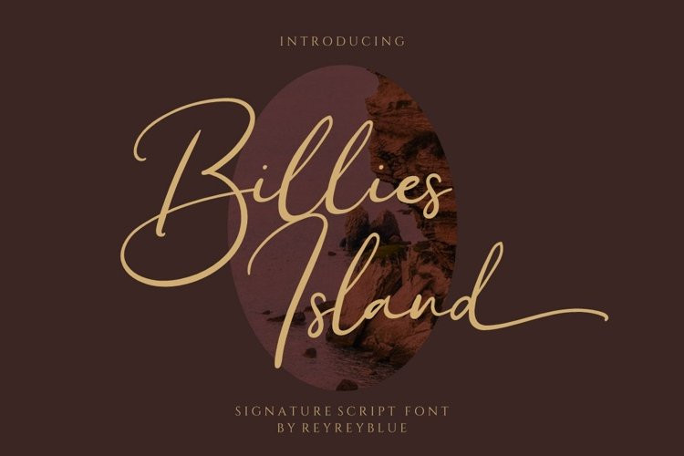 Billies Island Script Font