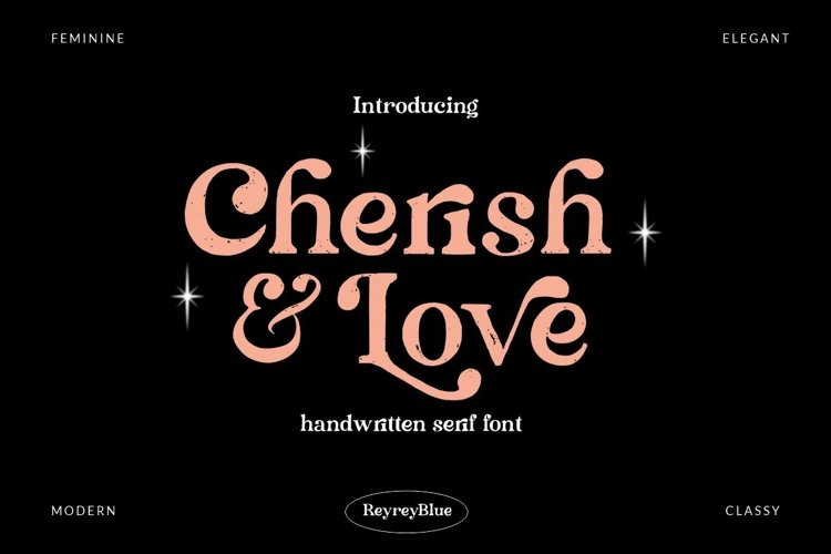 Cherish & Love Serif Font