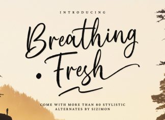 Breathing Fresh Script Font