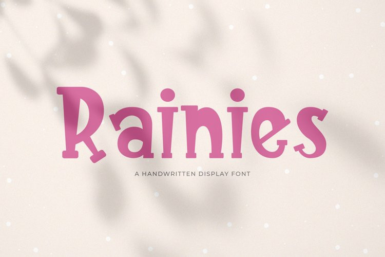 Rainies Display Font